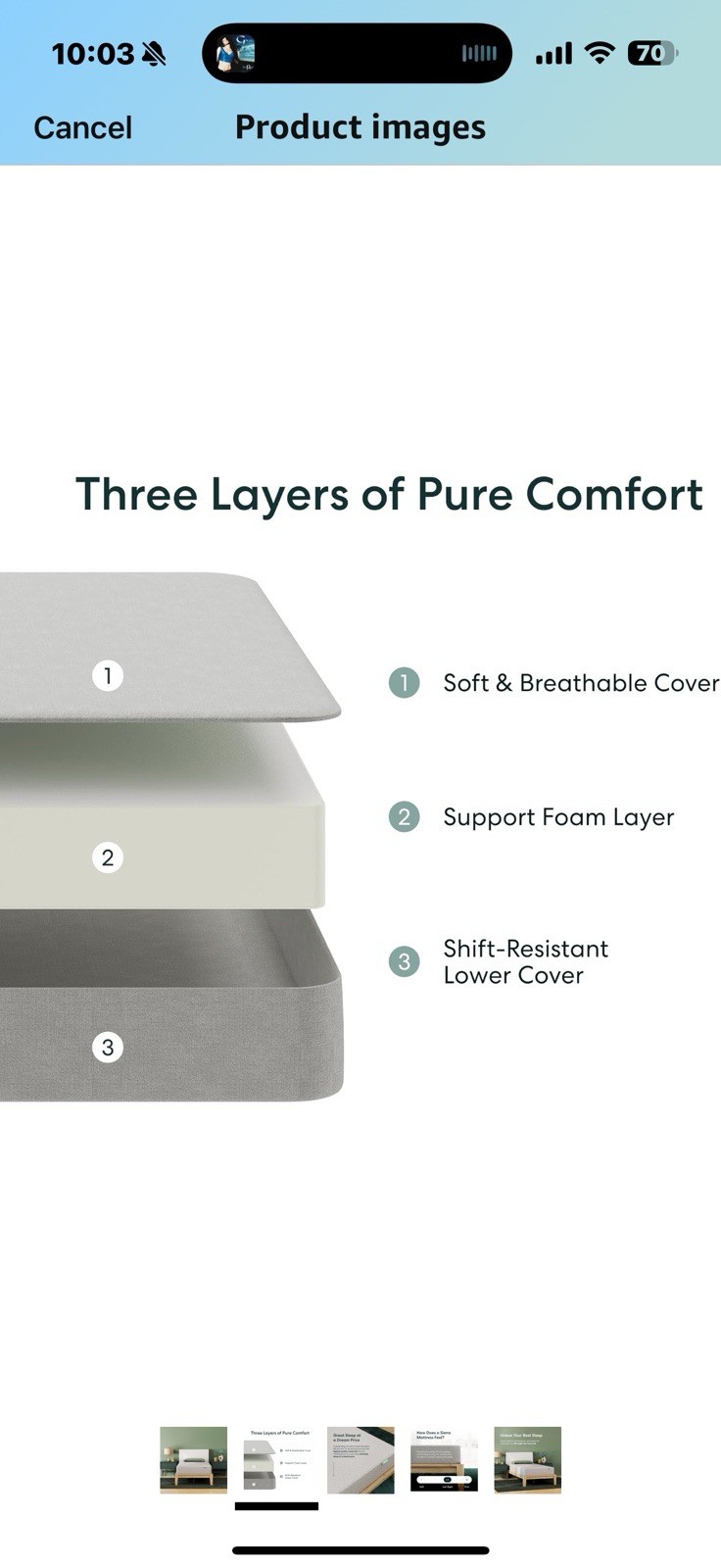 Siena 6″ Full Foam Mattress – Medium Firm – 180 Night Trial – Premium