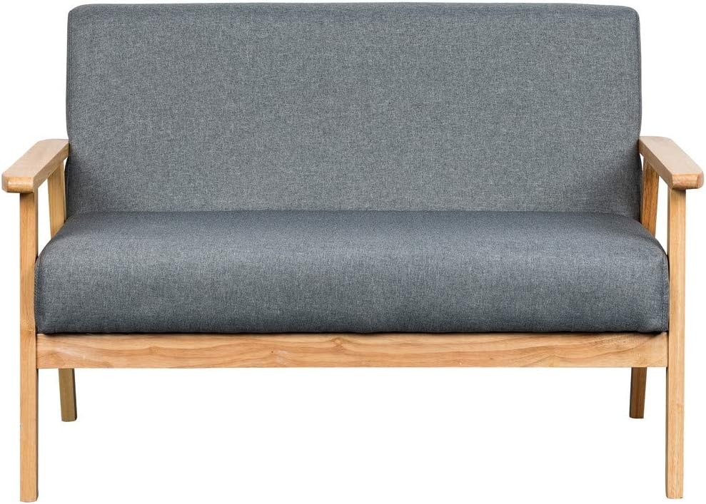 45″ Loveseat Sofa, Mid Modern Decor Love Seat Couches for Living