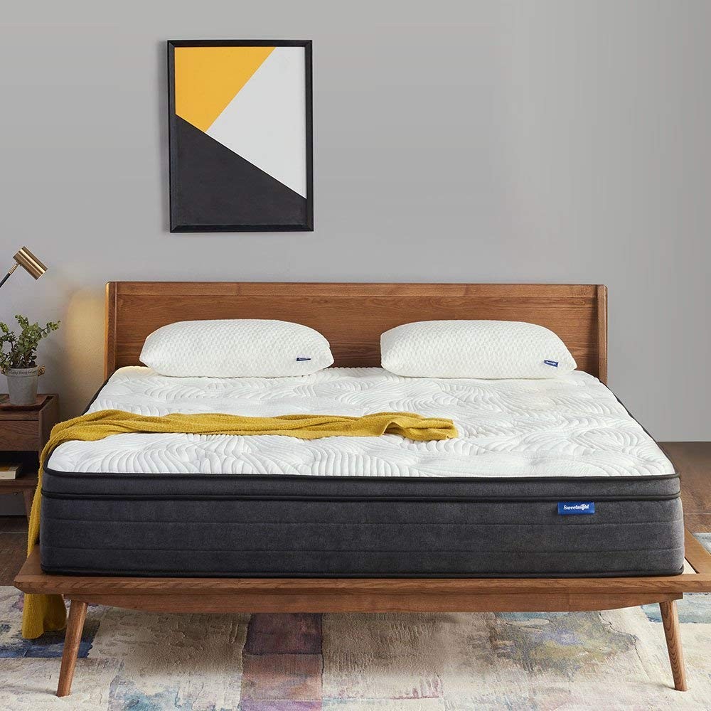 Queen Mattress in a Box – 12 Inch Plush Pillow Top Hybrid Mattress, Gel Memor…
