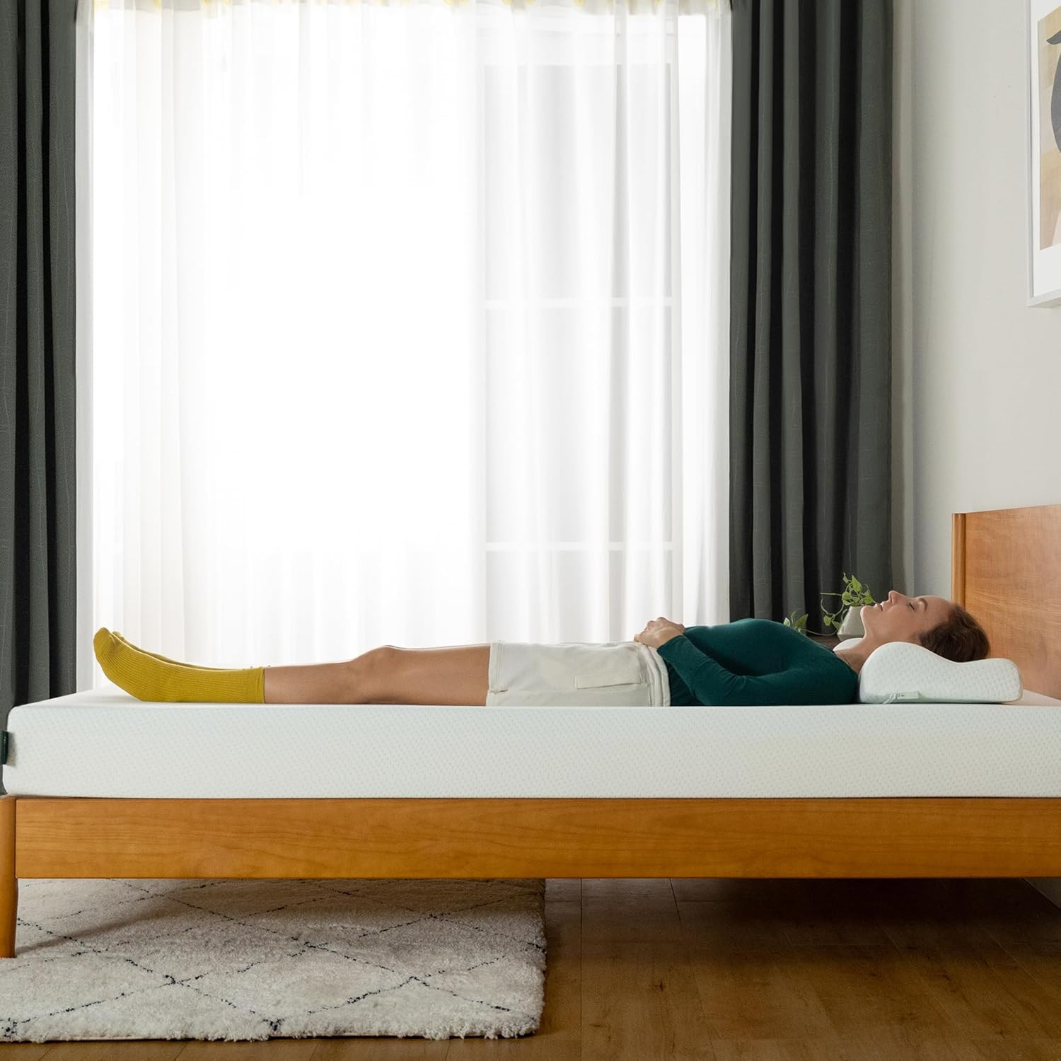 ZINUS 5 Inch Green Tea Memory Foam Mattress [New Version], Twin, Fiberglass Free