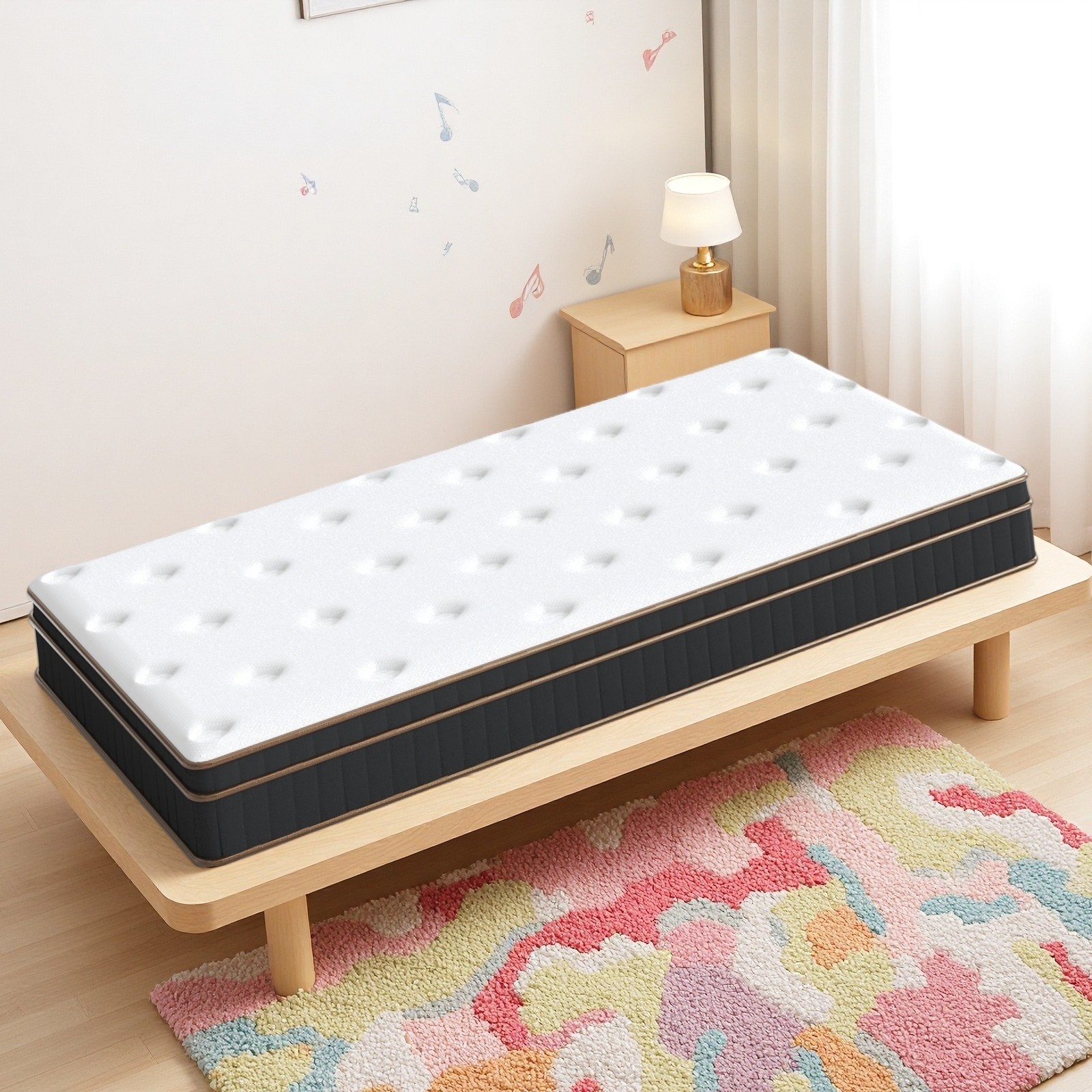 Twin Innerspring Mattress 10″ – Medium Firm Breathable For Dorms Guests