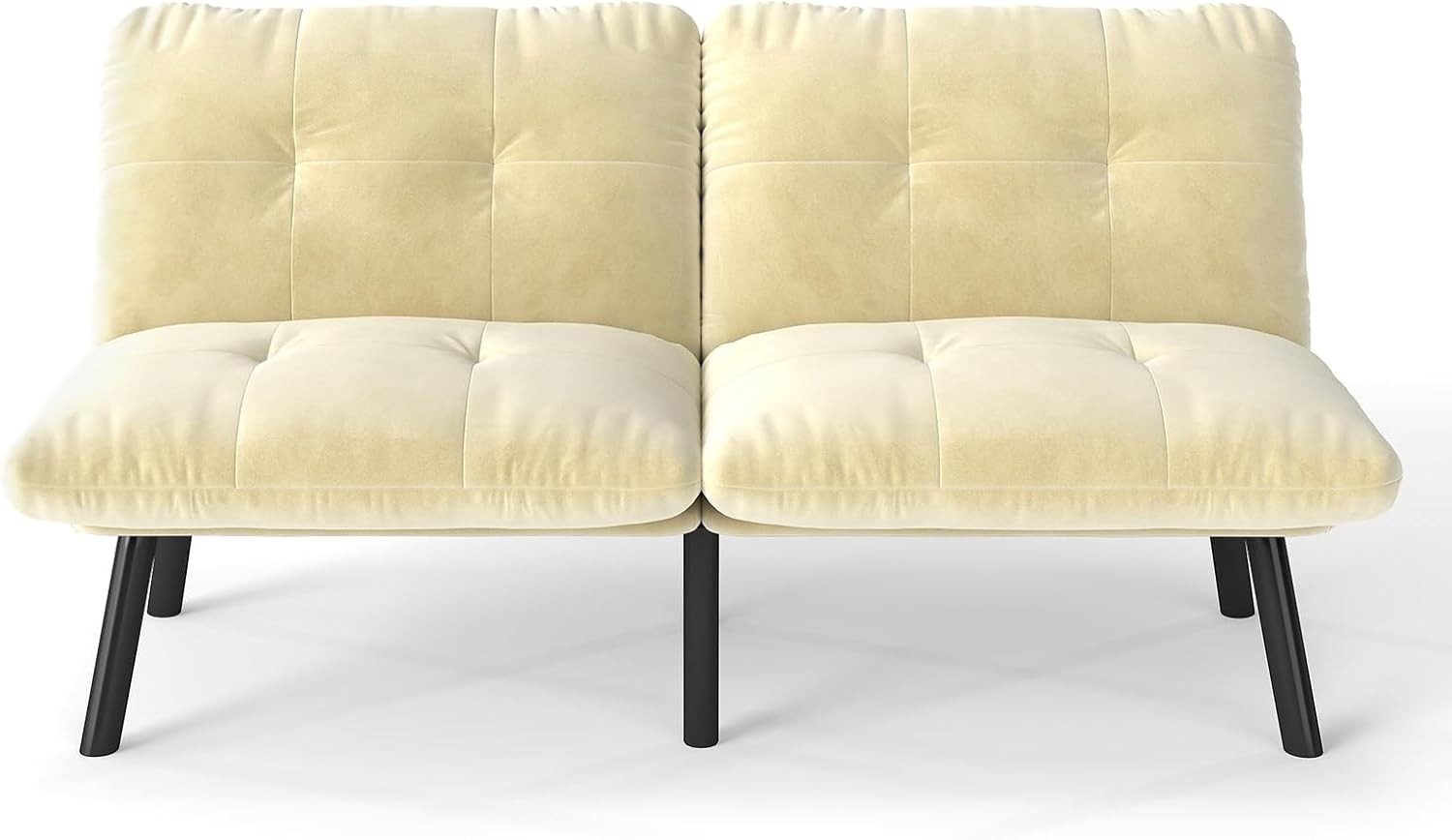 63″ L x 32″ W x 31″ H Cre Convertible Folding Sofa Bed Fabric Metal Fre