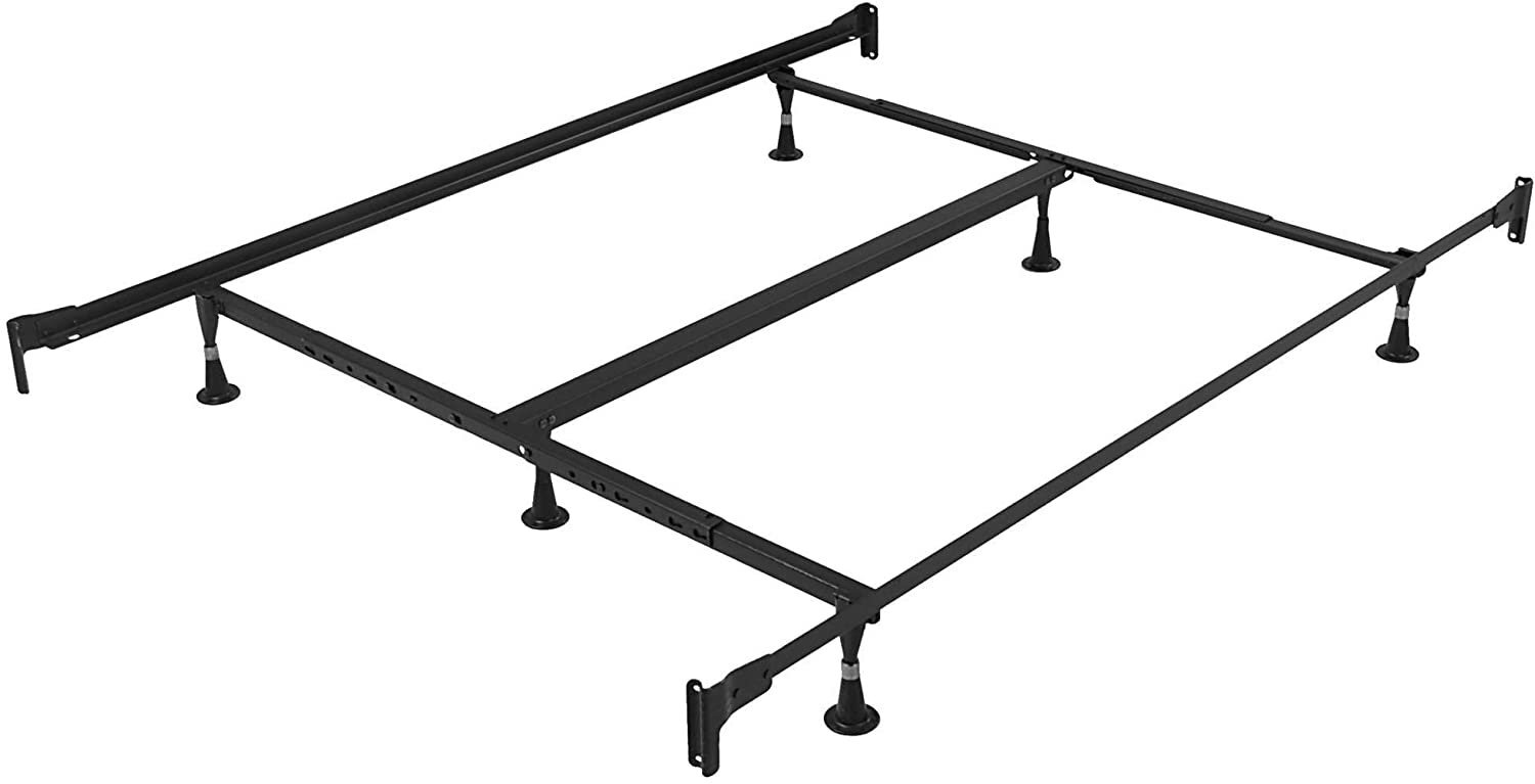 Highlight Luxury Firm King Size Mattress Set with Bed Frame Included – Spine…