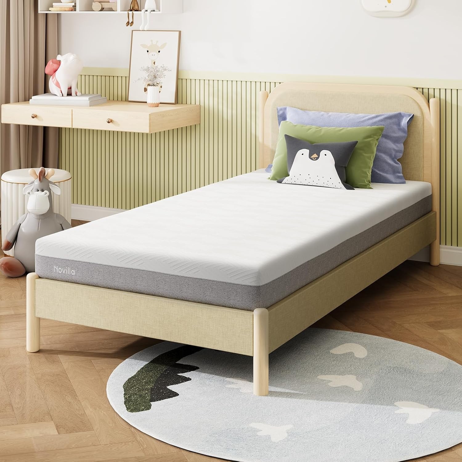 Bliss Twin Gel Memory Foam Mattress 6-Inch – Cool Sleep & Pressure Relief
