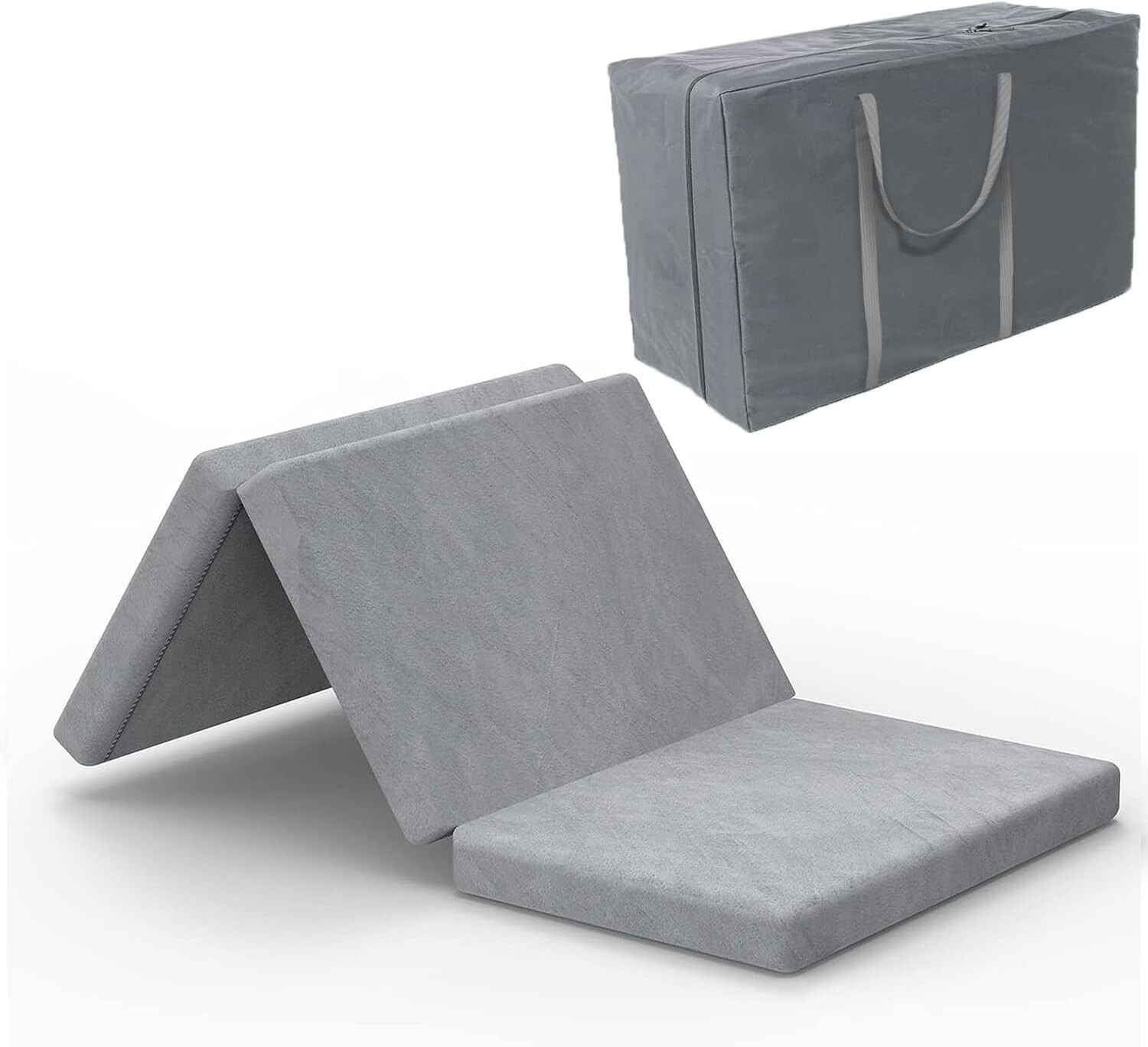 Colchón plegable triple con bolsa de almacenamiento Diseño multifuncional US NEW