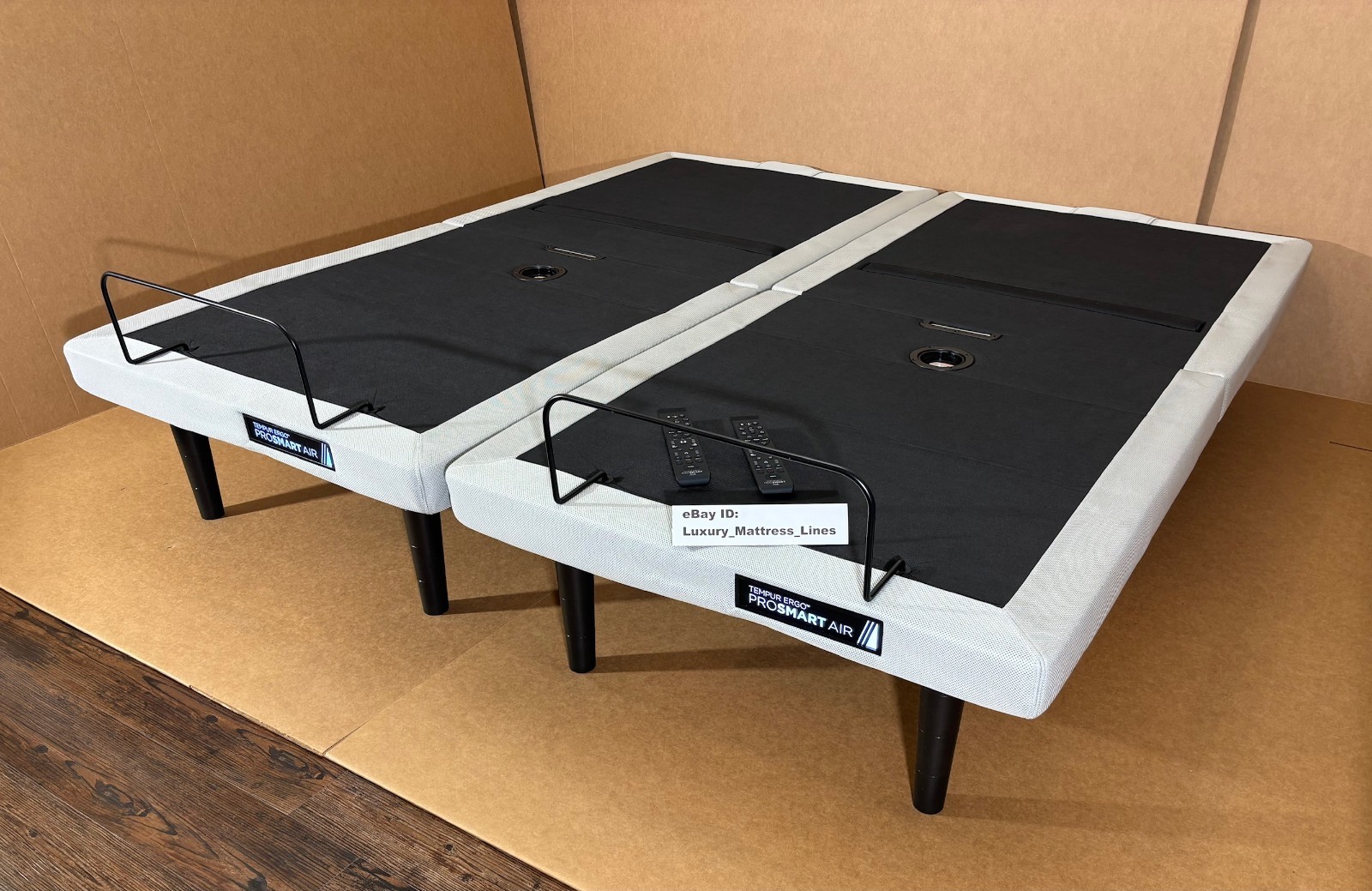 Tempurpedic ActiveBreeze Split King Mattress W/Pro Smart Air Adjustable Base NEW