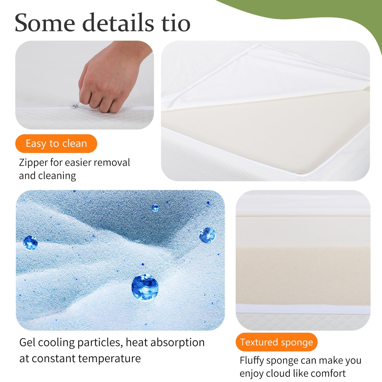12 Inch Gel Memory Foam Mattress for Cool Sleep & Pressure Relief, Medium Fir…
