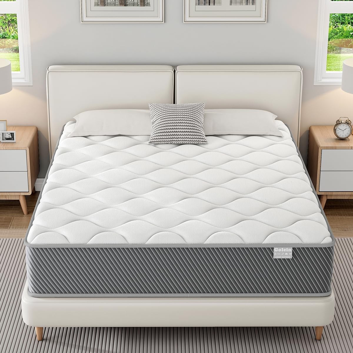 Full Size Mattress, 10 Inch Memory Foam Mattress in a Box with Pocket Spring,…