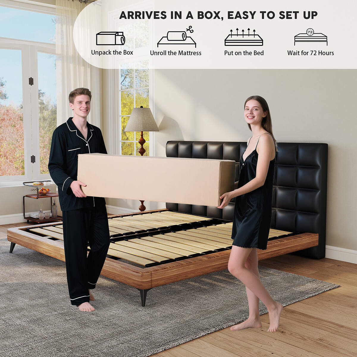 12/14 Inch Luxury Memory Foam Mattress Twin Full Double Queen King Size in a box