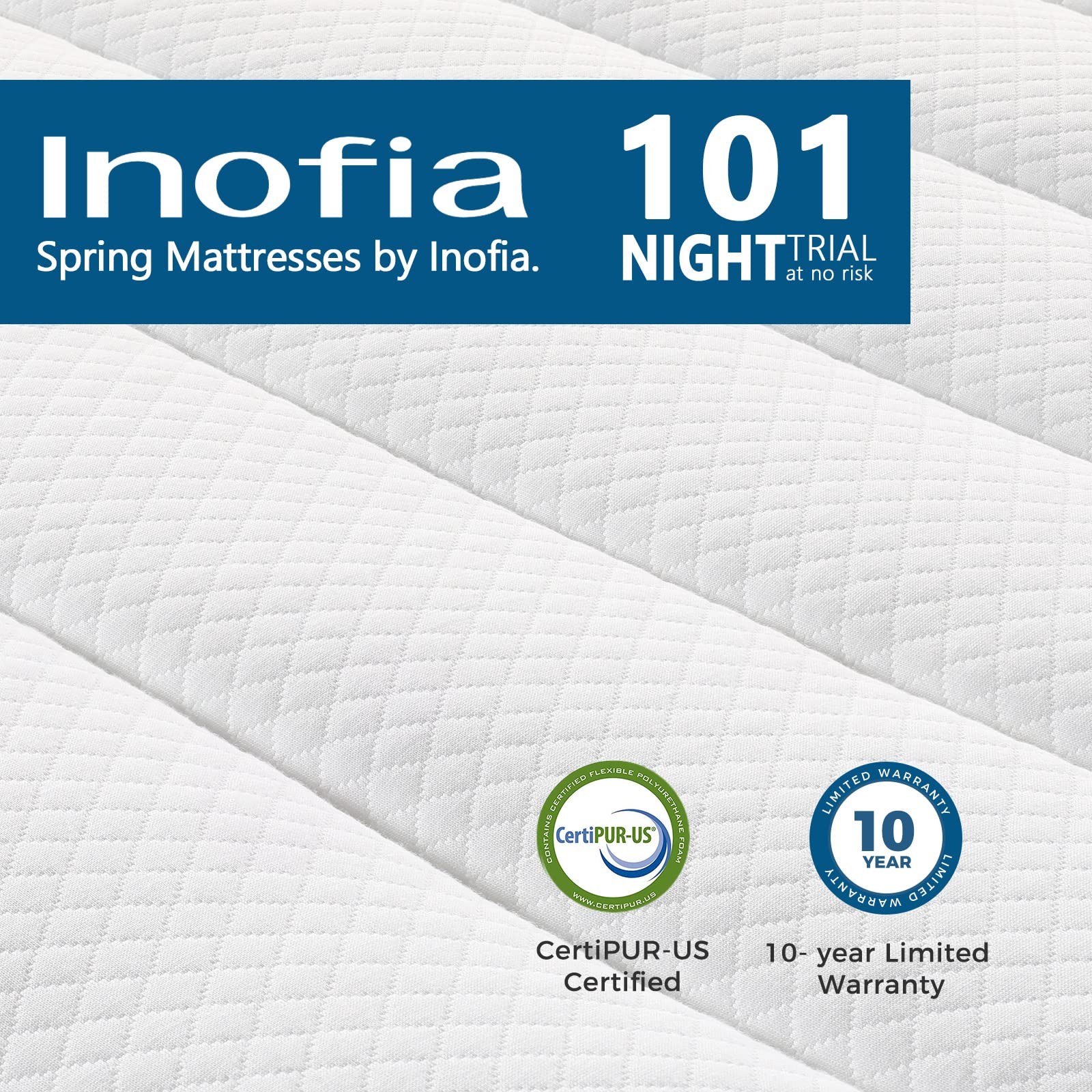 Twin XL Mattress, 12 Inch Hybrid Innerspring Single Mattress Cool Bed, Breath…
