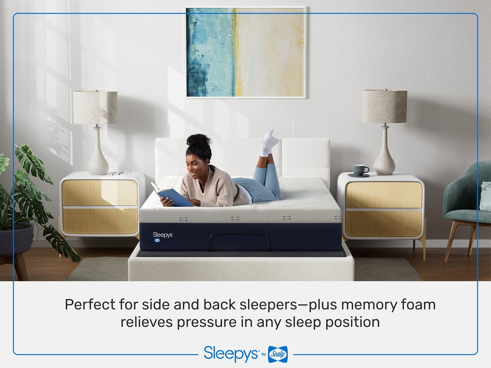 Sleepy’s by Sealy 10″ Medium Memory Foam Full size Mattress Bed in a Box New