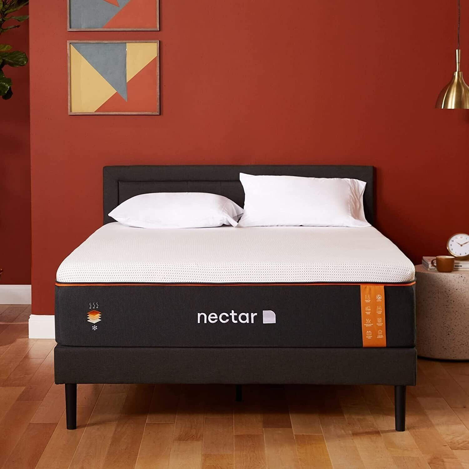 Nectar Premier Copper 14″ King Mattress – Medium Firm Gel Memory Foam