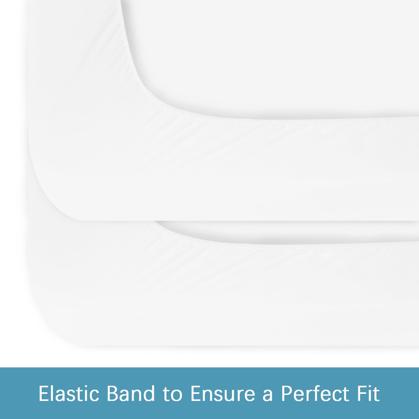 2 Pack King Mattress Protector 76″ x 80″, White