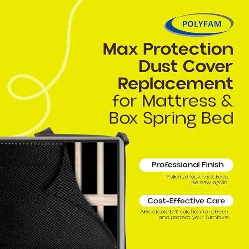 Bed Dust Cover – Bottom Cloth/Replacement Fabric for Underside of Full Queen Bed