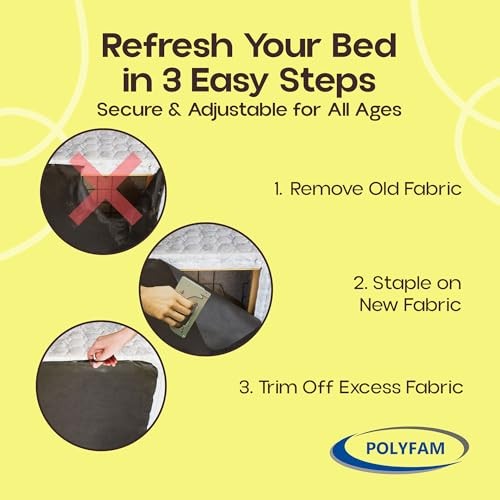 Bed Dust Cover – Bottom Cloth/Replacement Fabric for Underside of Full Queen Bed
