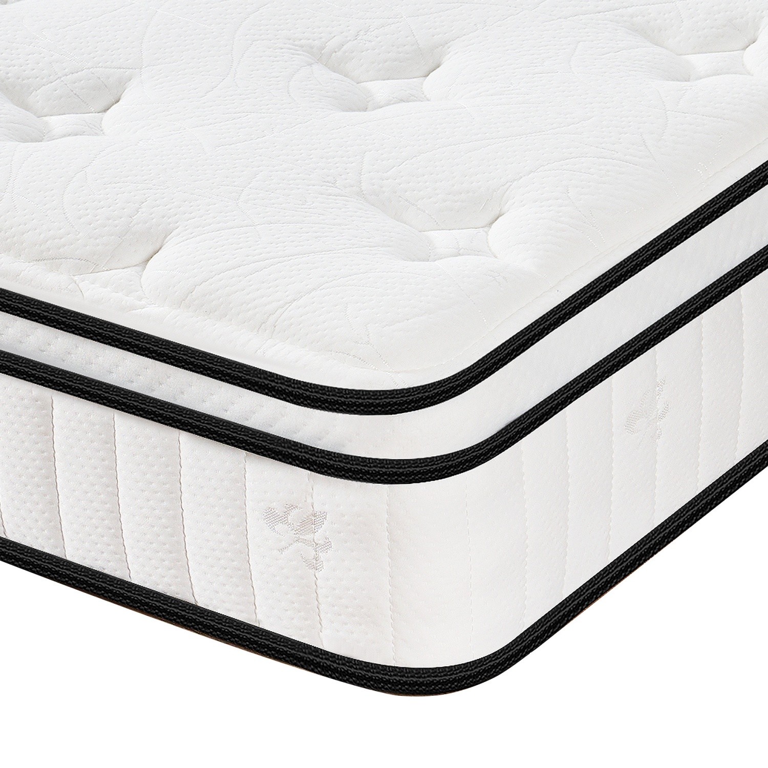 Queen Size 12″ Hybrid Mattress Medium Firm with Memory Foam & Pocket Springs