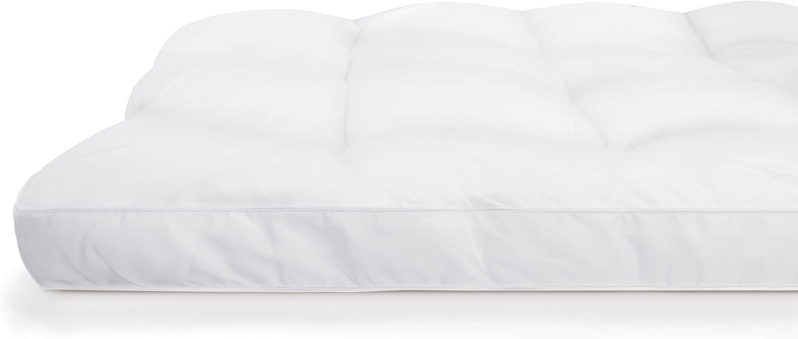 down Illusion Soft Hypoallergenic 2 Inch Pillowtop Simple Fit Mattress Topper, Q