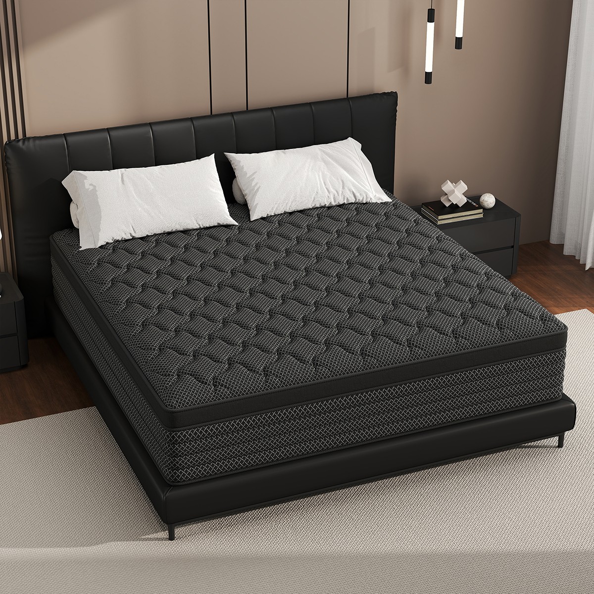 8″ 12″ 14″ Twin Full Queen King Mattress in a Box Pocket Spring Gel Memory Foam