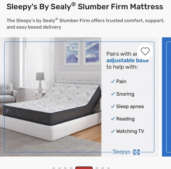 Sleepy’s by Sealy Slumber Firm Mattress Full Size New In Box