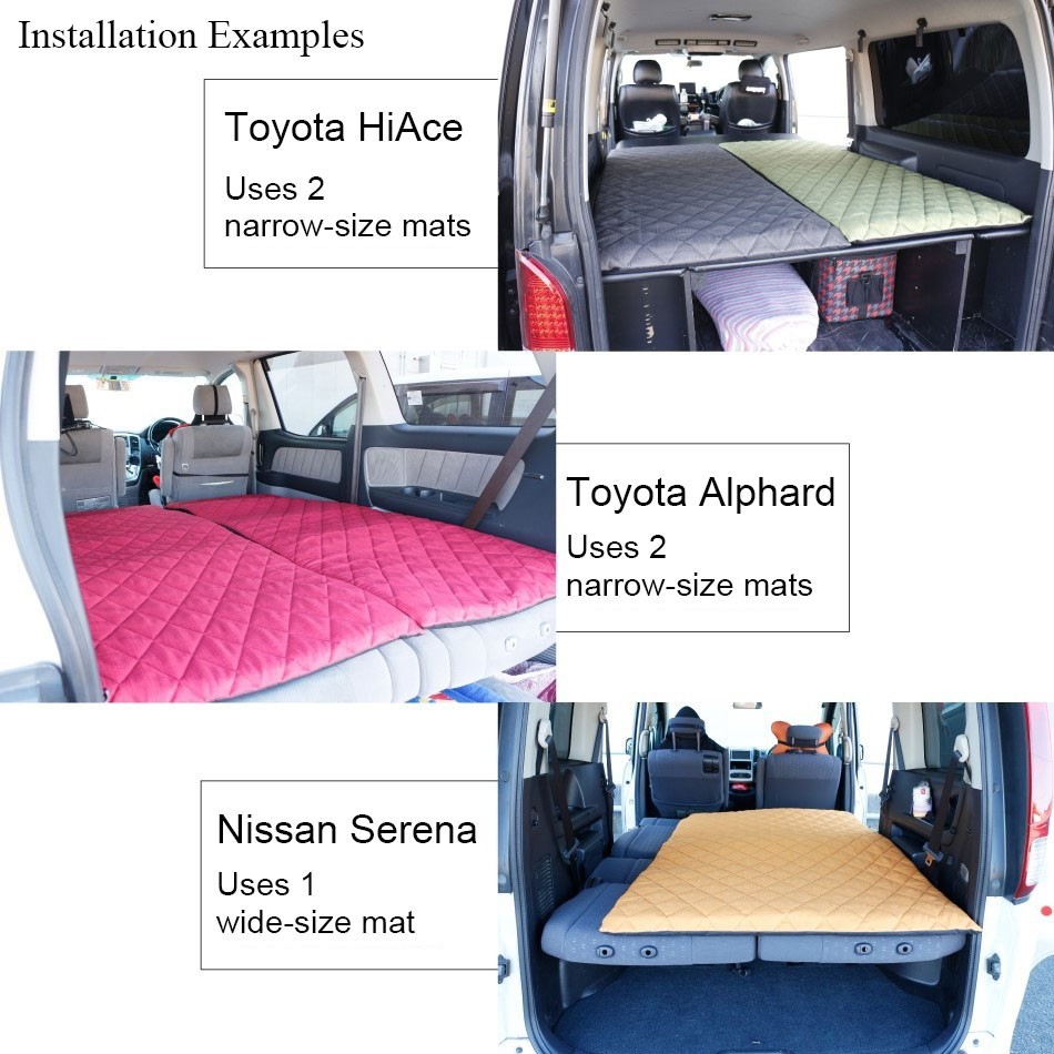 J SLEEP w980 Car Sleeping Mattress – Compact, Lightweight, Made in Japan