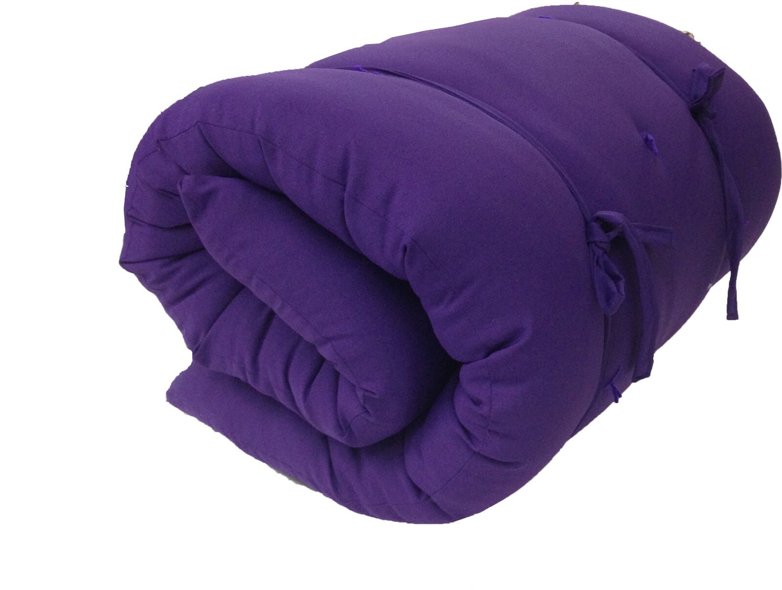 Full Floor Rolling Futon Mattresses, Sleeper Bedding Mats 3 x 54 x 80, Purple