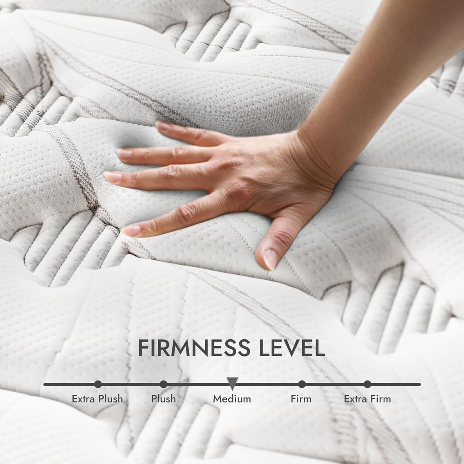 10″ Queen Mattress Innerspring Hybrid Cooling Gel Memory Foam Medium Firm RV