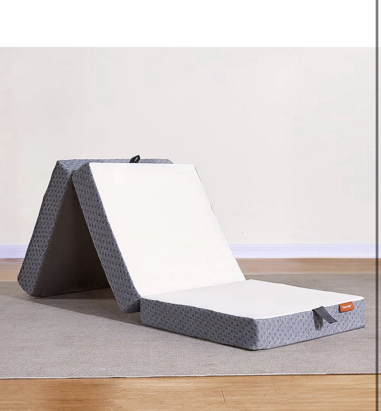Tri Folding Mattress – 4-Inch Single Size Foldable Mattress with a Collapsible a