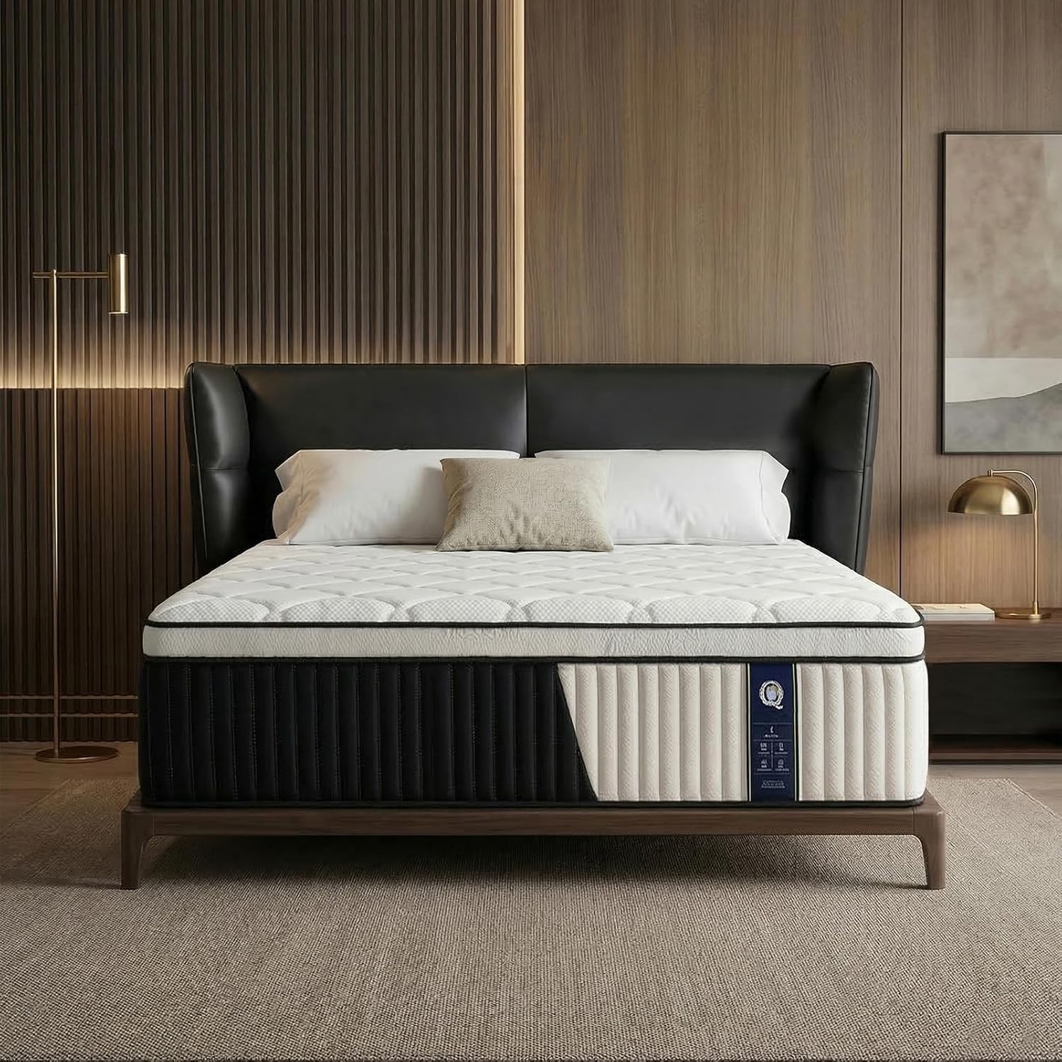 Mattress, Firm Mattress with Foam & Individually Wrapped Pocket