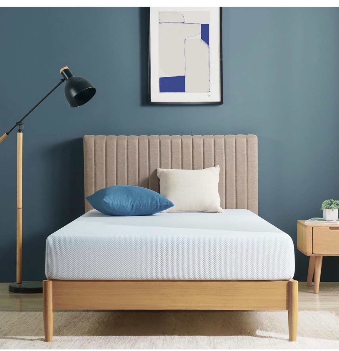 ZINUS Green Tea Memory Foam Twin Mattress – White