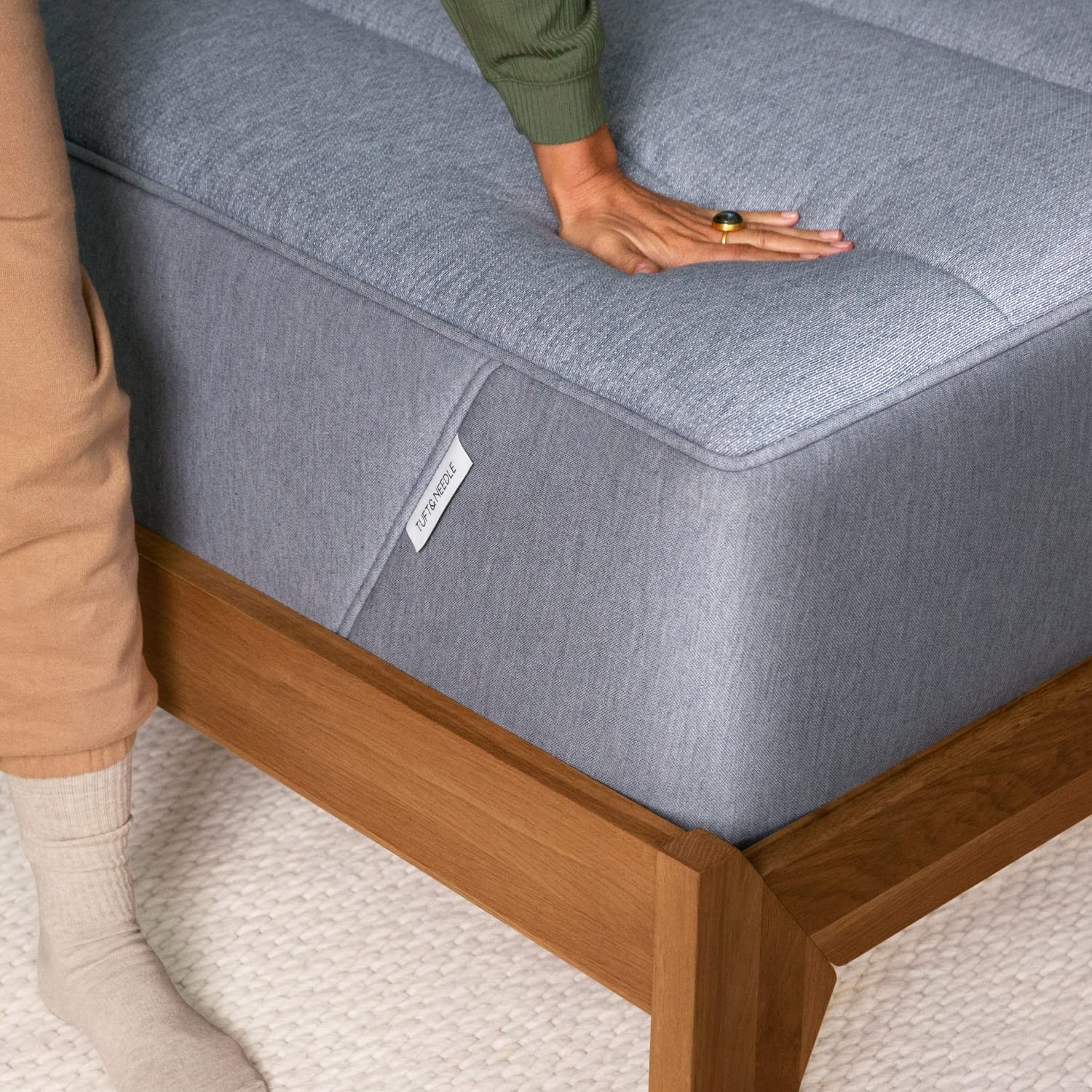 Tuft & Needle – Hybrid Full Mattress with Adaptive Foam, Plush Pillow Top,