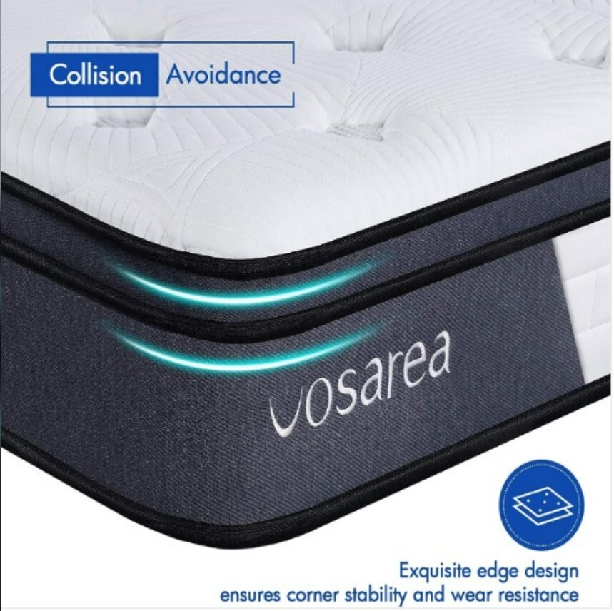 VOSAREA Full Size Mattress, Full Memory Foam Mattress in a Box, 9. 8 Inches Gel
