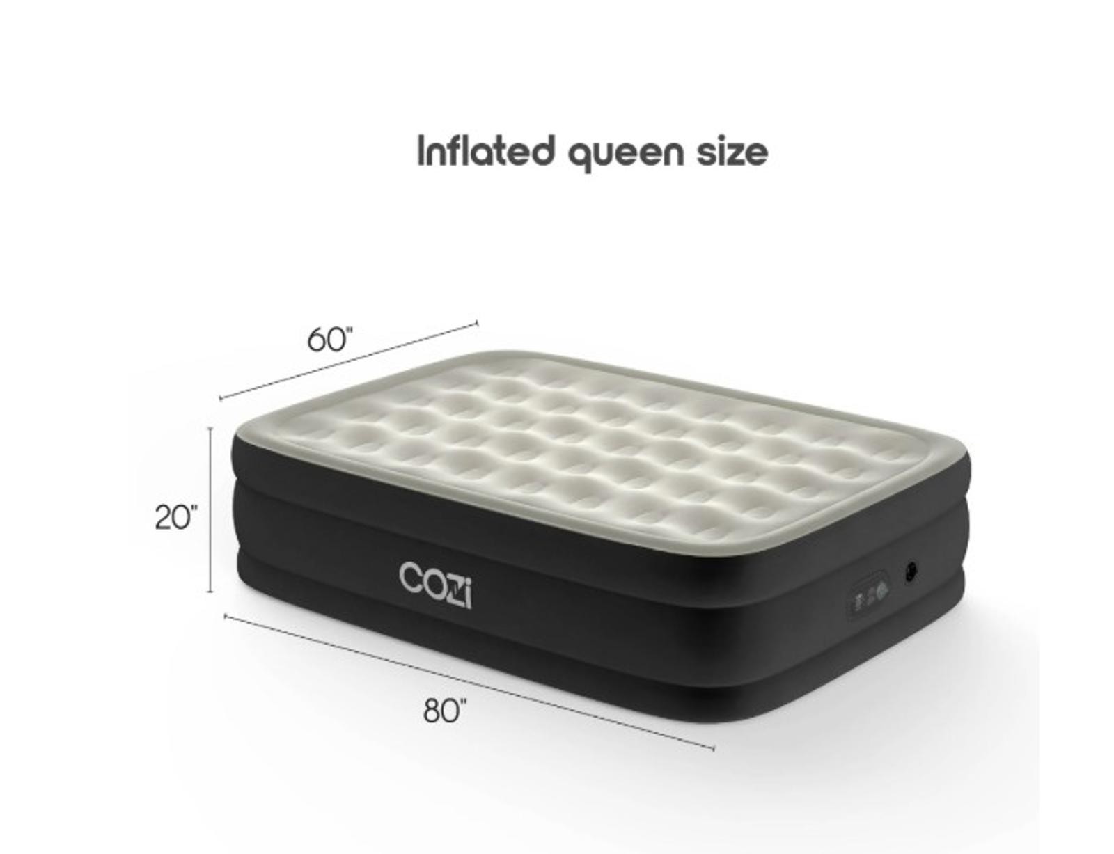 22″ QUEEN AIR MATTRESS WITH PUMP