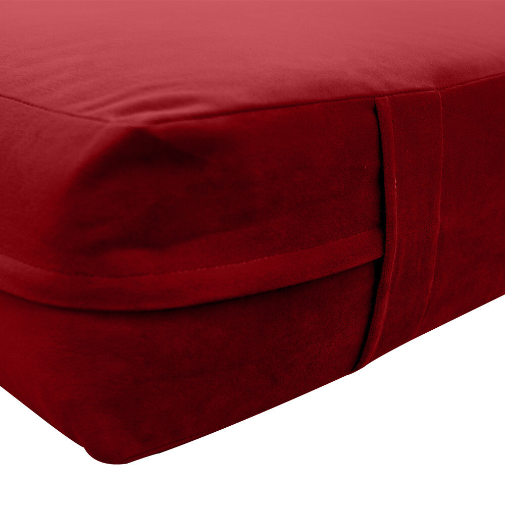 Knife Edge 6″ FULL 75x54x6 Velvet Indoor Daybed Mattress |COVER ONLY|-AD369