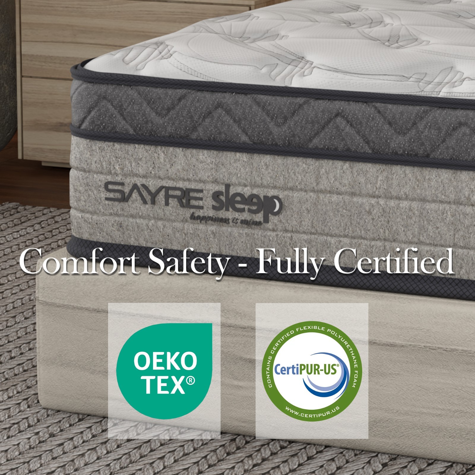 Hybrid Mattress 10″ / 12″ – Medium Firm – Sleep Better From Night One