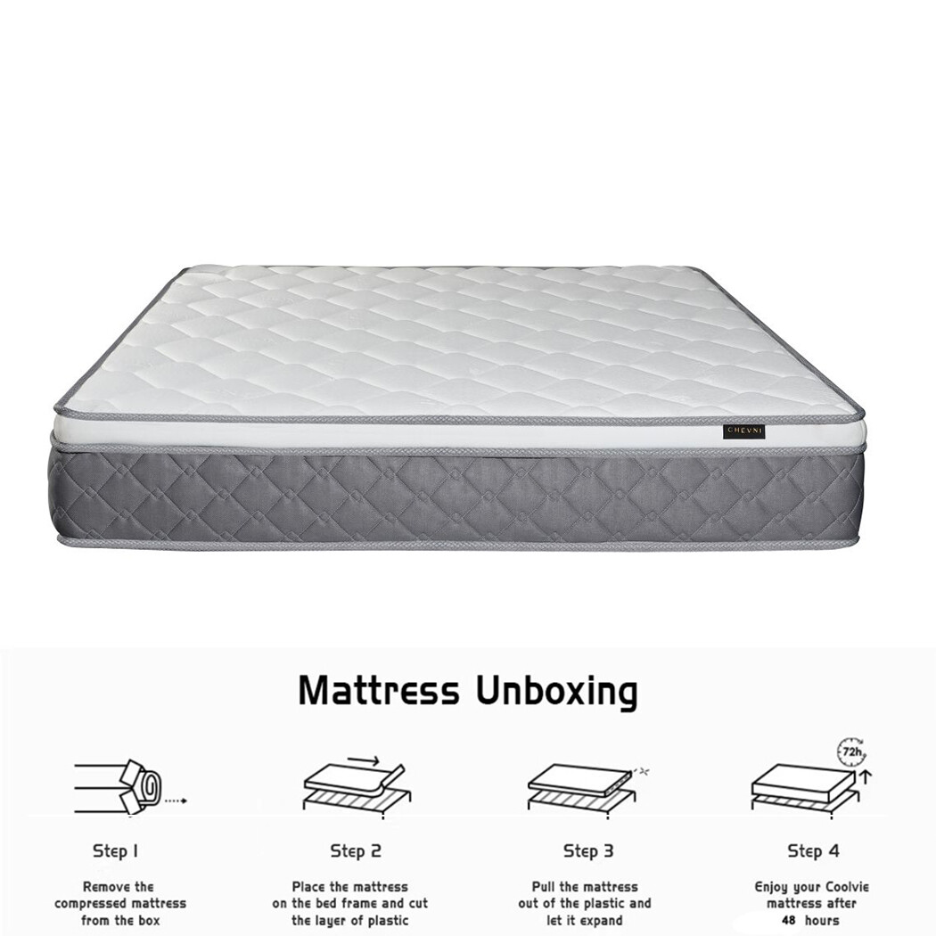 14″ 12″ Mattress in a Box Full Queen King Size Medium Firm Soft Innerspring Bed
