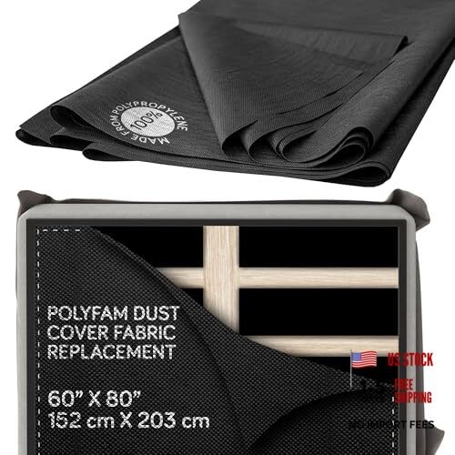 Bed Dust Cover – Bottom Cloth/Replacement Fabric for Underside of Full Queen Bed