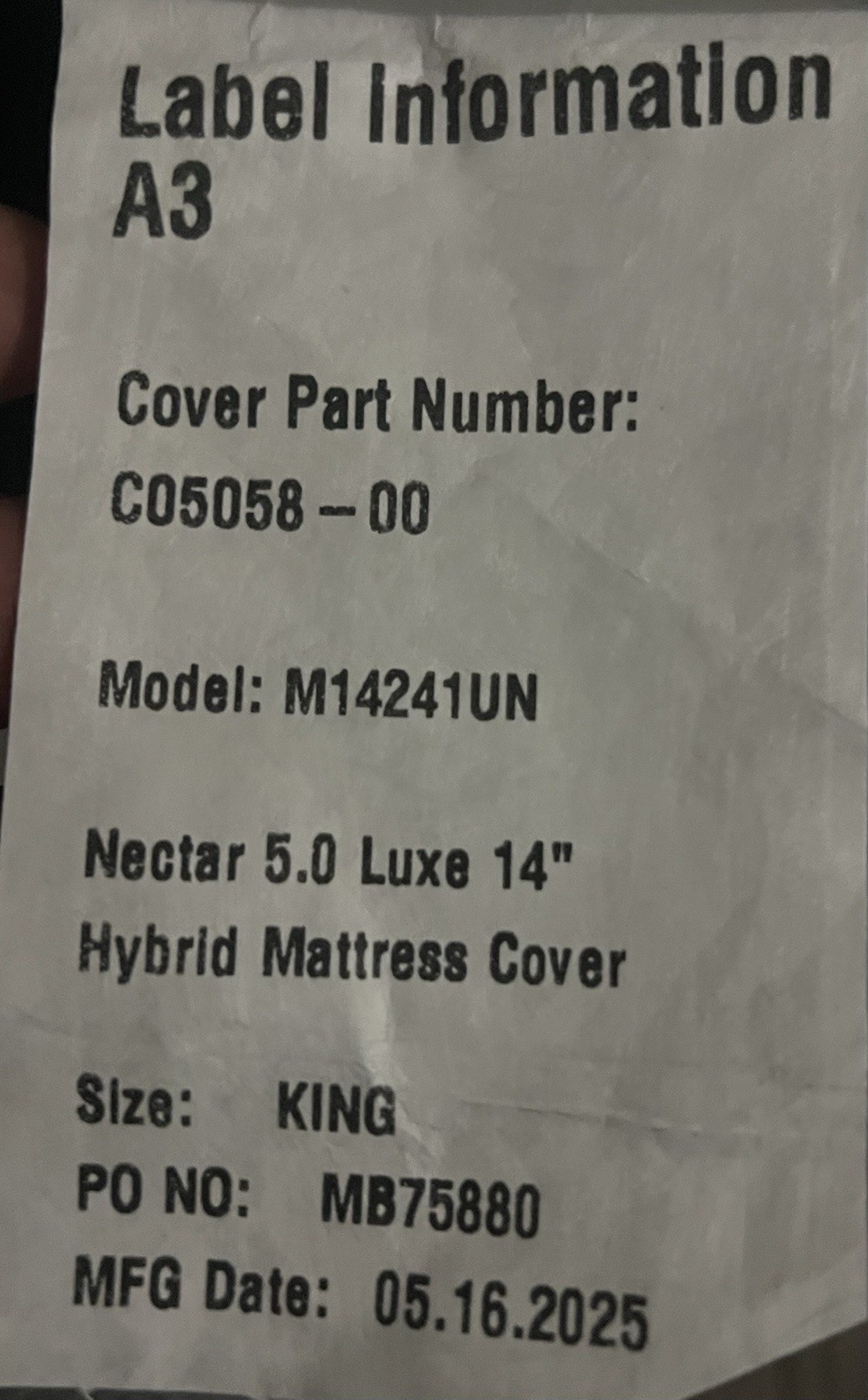 Nectar Luxe Hybrid 5.0 King Size Memory Foam Mattress
