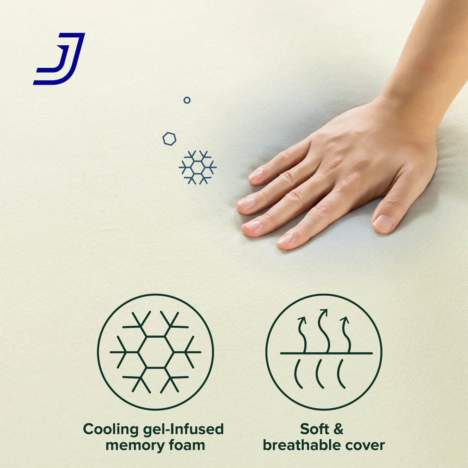 Cooling Airflow Tight Top10″Memory Foam Mattress Queen Breathable FREE SHIPPING