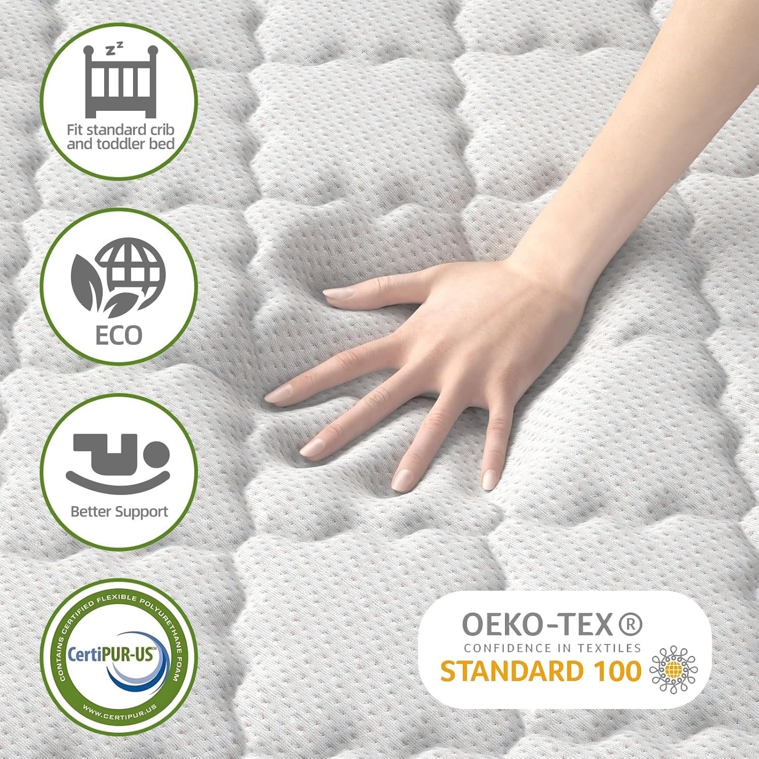 Mattress Knitted Fabric 52×27.5 5 Windel Soft Firm Foam