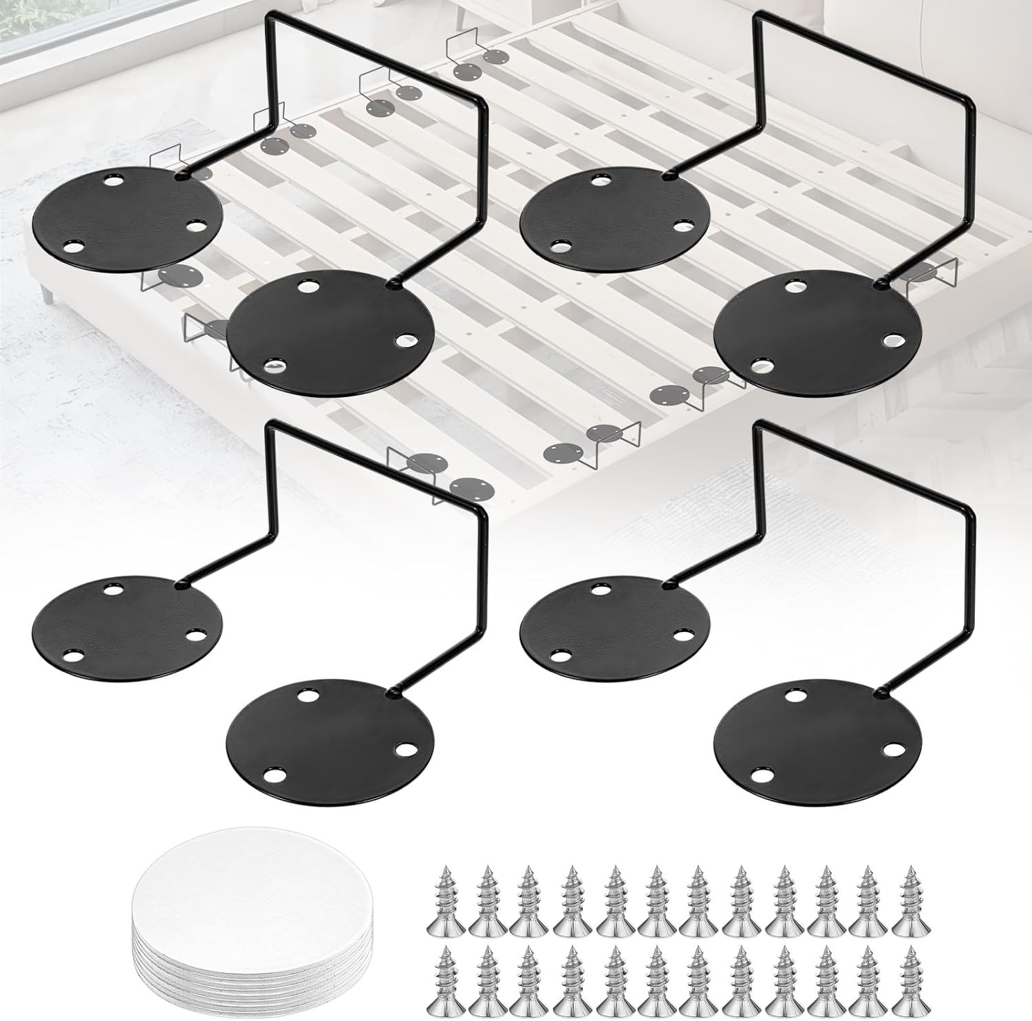 Mattress Retainer Bar for Adjustable Bed Mattress Stoppers to Prevent Sliding…