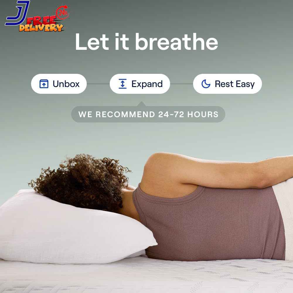 13” King Mattress Medium Firm Memory Foam Cooling Upgrade Back Pain Relief NEW