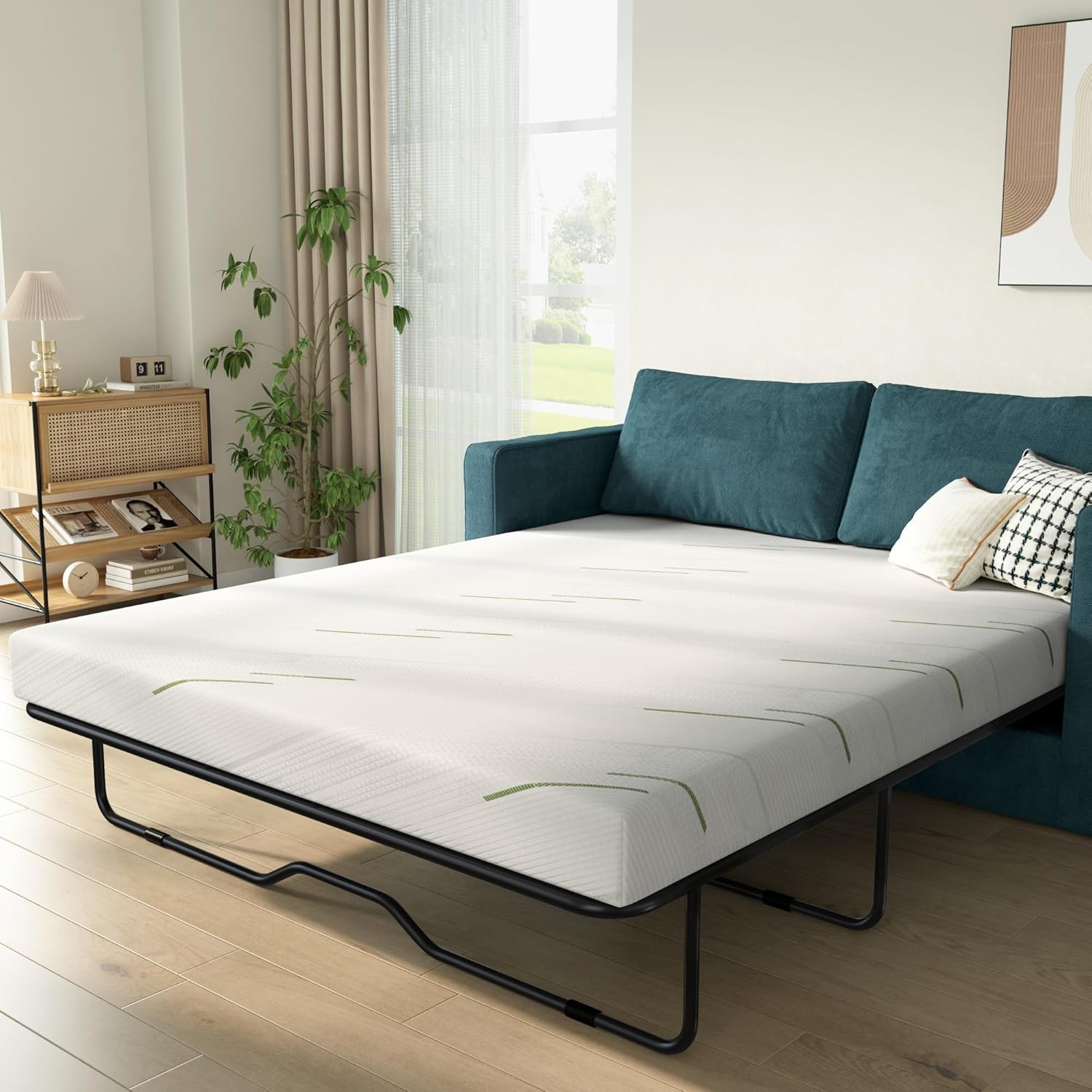 4 Inch Gel Memory Foam Mattress Full Size Soft Cushion with Removable Cover