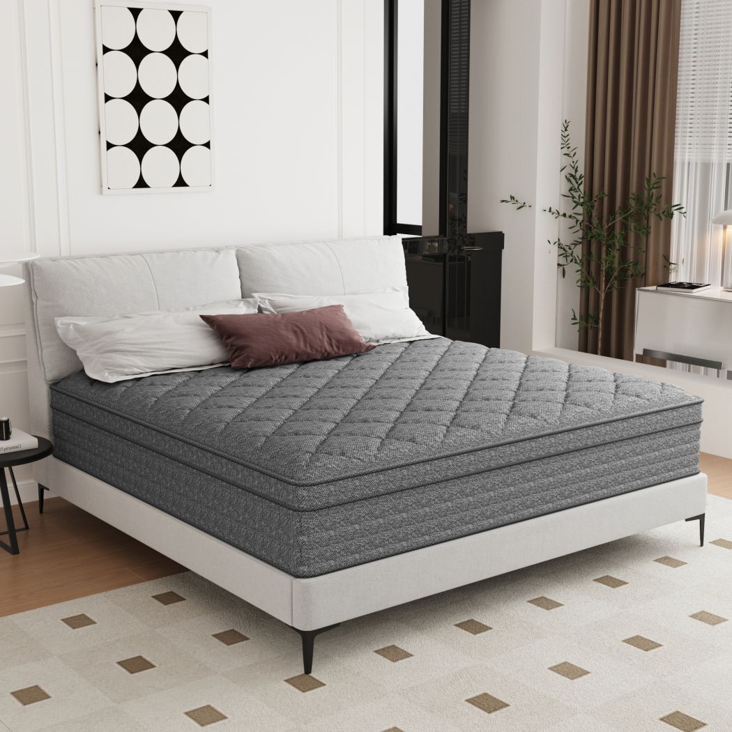 14″ 12″ Memory Foam Spring Hybrid Mattress Twin Full Queen King Size In A Box