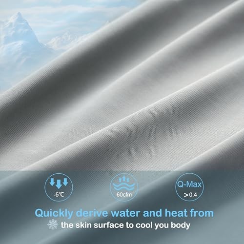 Moonrite Cooling Blanket Full/Size – Q-max 0.45 Japanese Arc-Chill Queen Grey