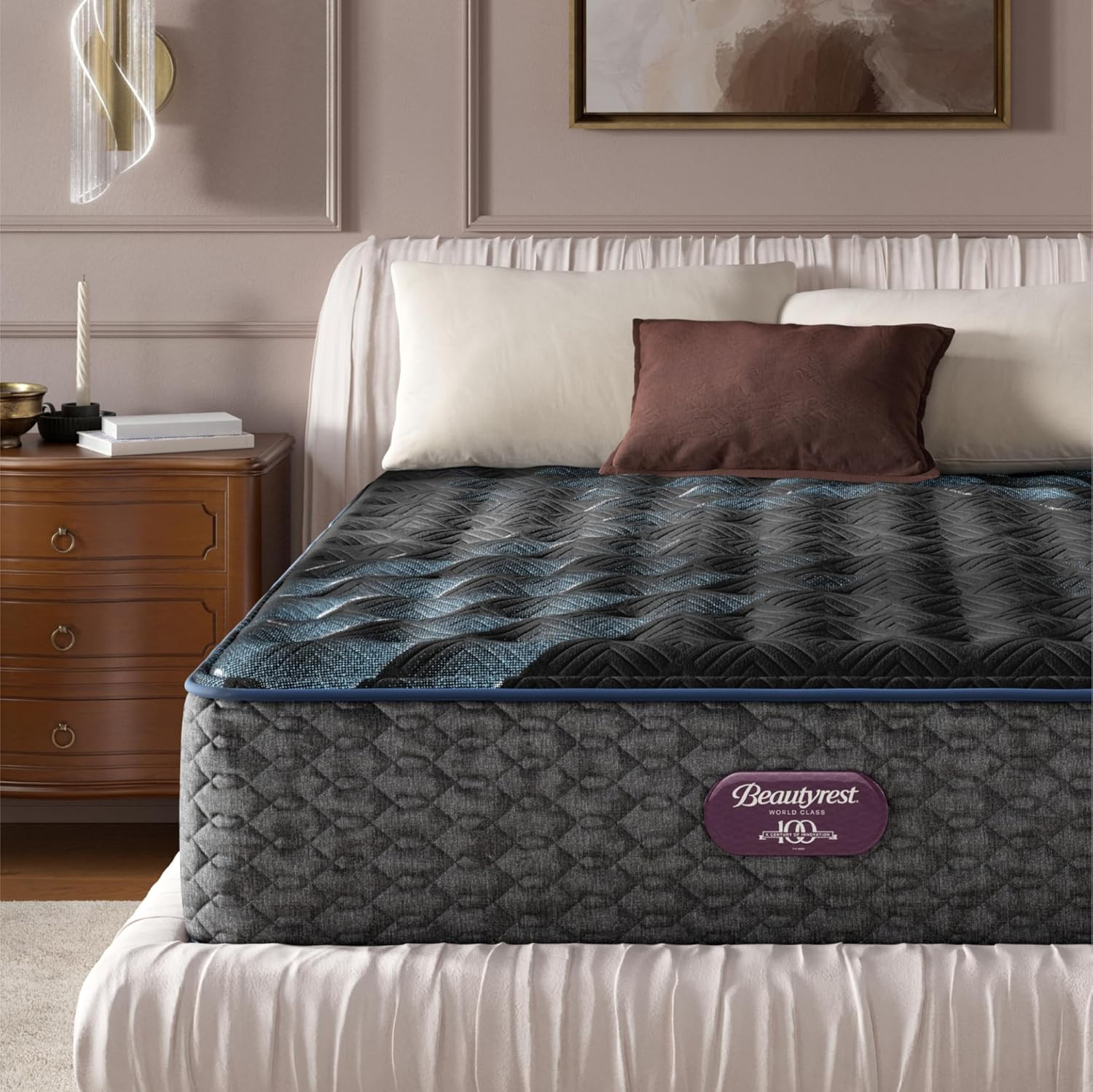 King Size 15″ Medium Mattress – Durable Support, Cooling, 100 Night Trial