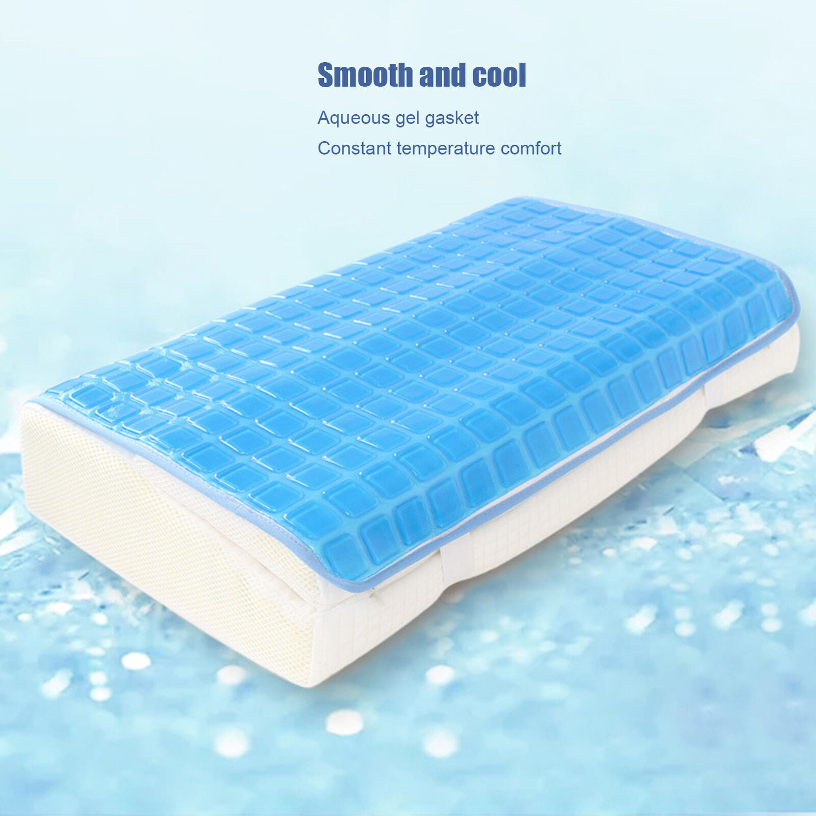 Gel Pillow Cooling Mat Summer Cushion Soft Flexible Foldable Recycling