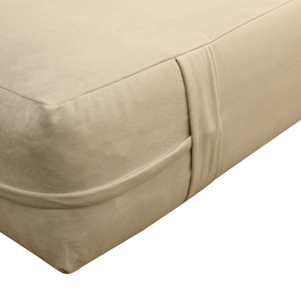 Knife Edge 8″ Twin-XL 80x39x8 Velvet Indoor Daybed Mattress |COVER ONLY|-AD304