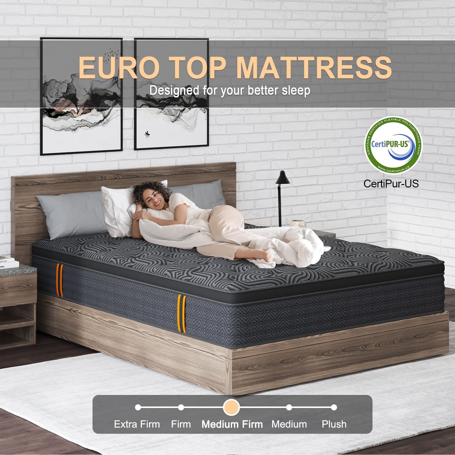 9″ 12″ Twin Full Queen King Size Mattress in a Box Hybrid Spring Gel Memory Foam