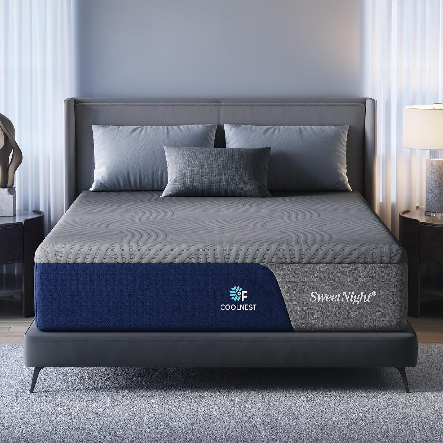Coolnest 16″ King Memory Foam Mattress – Cooling Comfort & Pressure Relief