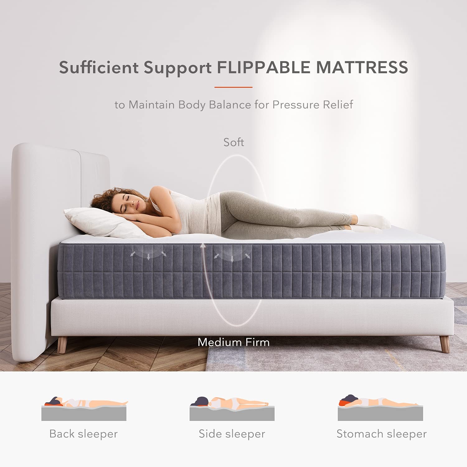King Mattress, 12 Inch King Size Mattress in Box, Pillow Top Gel Memory Foam …
